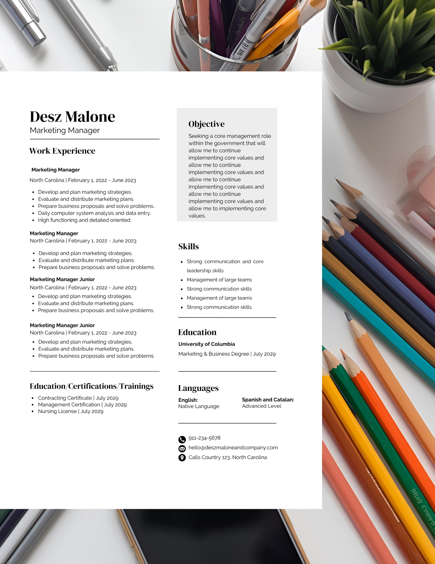 Resume Templates